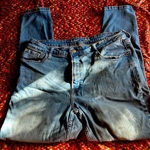 High rise super skinny jeans